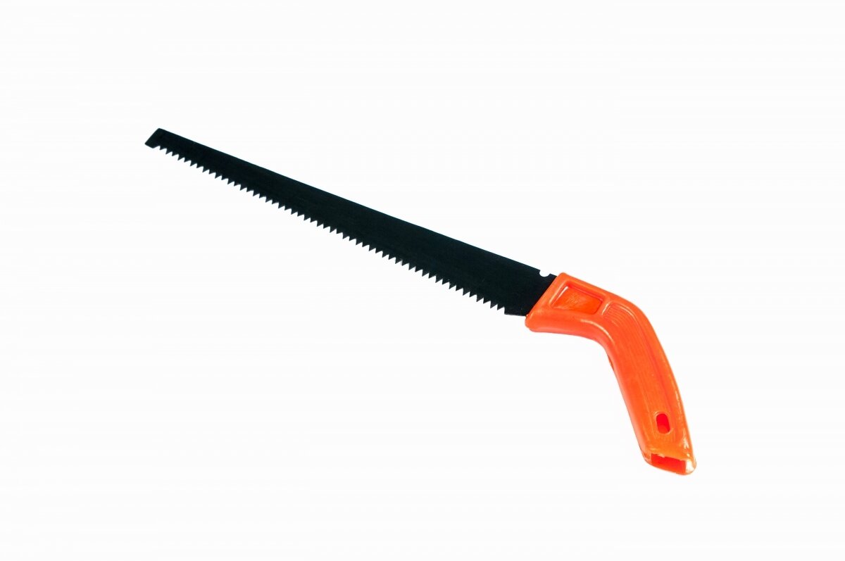 Ножовка садовая Мехинструмент прямая, с прямым полотном и пластиковой ручкой