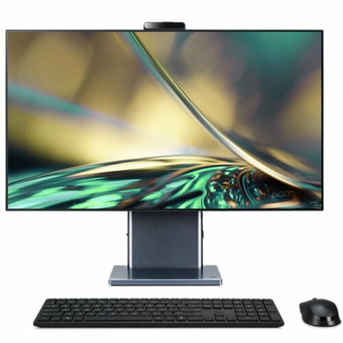 Моноблок Acer Aspire S27-1755 27 WQHD i5 1240P 12 8Gb SSD512Gb Iris Xe CR noOS GbitEth WiFi BT 135W клавиатура мышь Cam серый 2560x144027 DQ BKDCD001 11034000₽