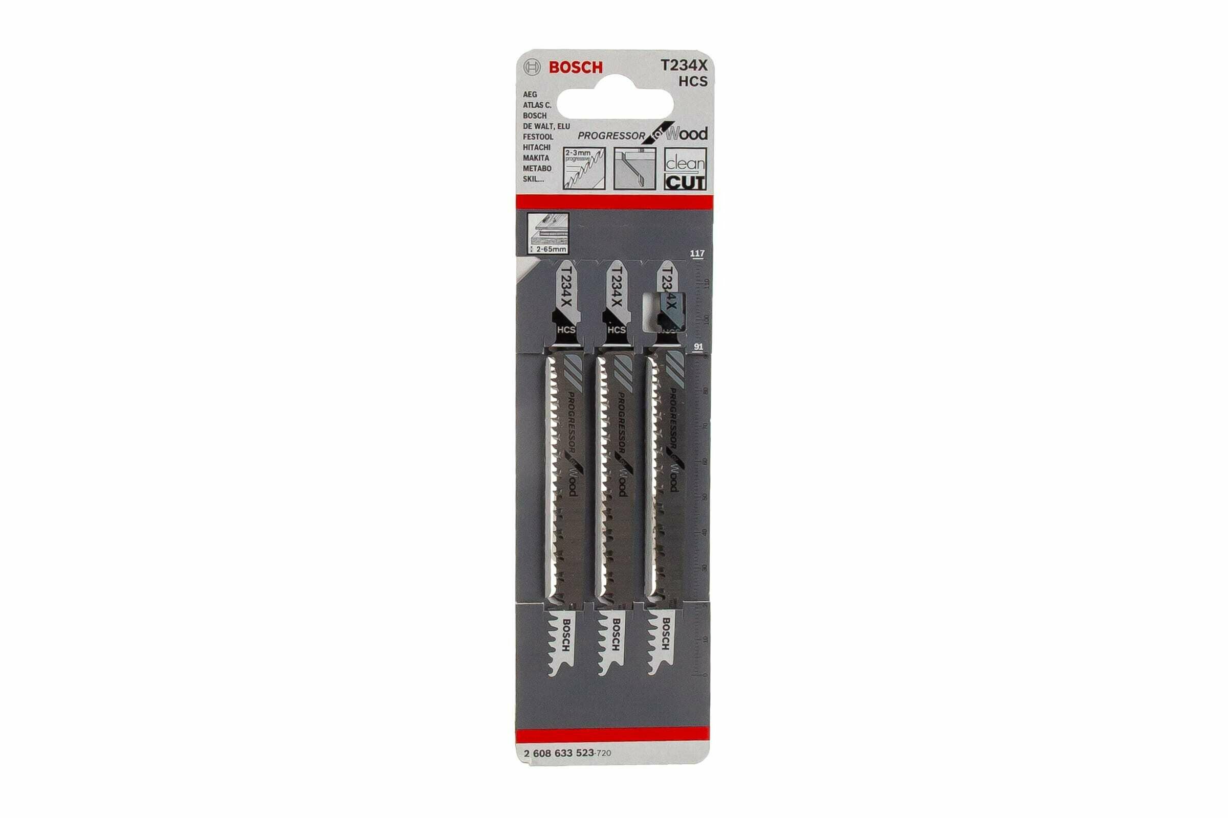 T234X Progressor for Wood (2608633523, 3шт.) Bosch - фото №10