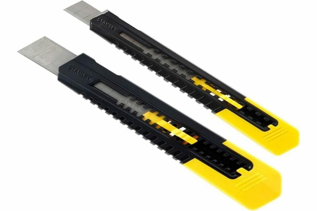 Набор канцелярских / строительных ножей Stanley 9 и 18 мм STHT10202-0