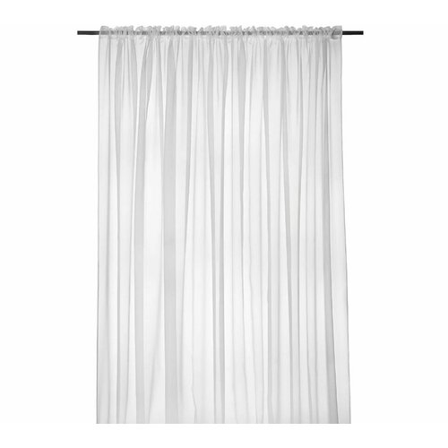 Тюль Ikea Revlummer/ Икеа Ревлуммер на ленте, 300х300 см, 1 шт, белый