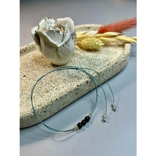 фото Браслет, 1 шт., размер 25 см, черный нет бренда