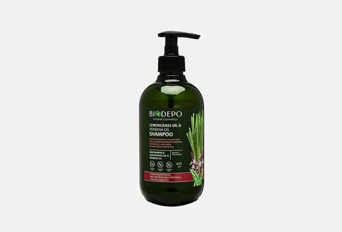 Шампунь для волос натуральный восстанавливающий biodepo lemongrass oil & verbena oil