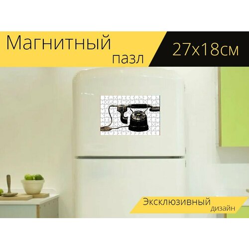 Магнитный пазл Ремесло, коммуникация, телефон на холодильник 27 x 18 см. магнитный пазл бумага ремесло дизайн на холодильник 27 x 18 см