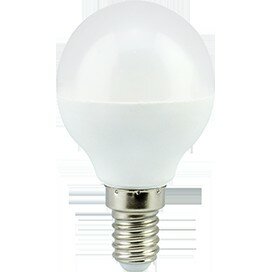 Светодиодная LED лампа шар Ecola G45 E14 (е14) 8W (Вт) 2700K 220V 78x45 K4GW80ELC