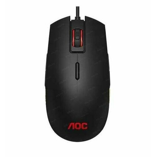 GM500DRBR AOC Мышь игровая профессиональная GM500 многоцветная RGB 5000 dpi Pixart 3325 USB кабель 18 м чёрный 356600₽