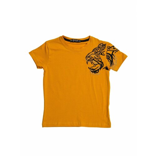 фото Футболка , размер 110, горчичный superkinder