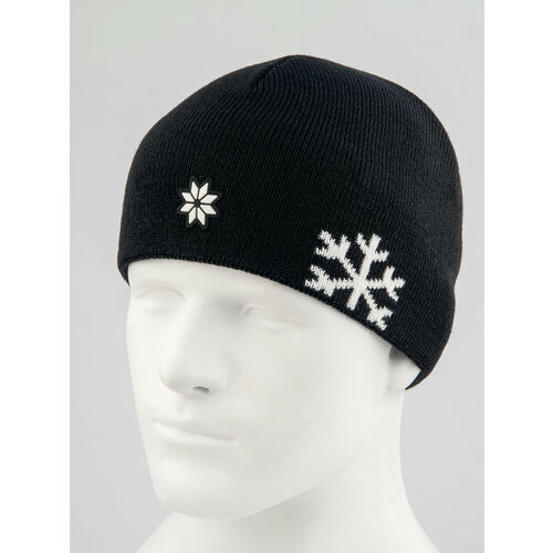 фото Шапка бини oxygon, размер 54/60, черный