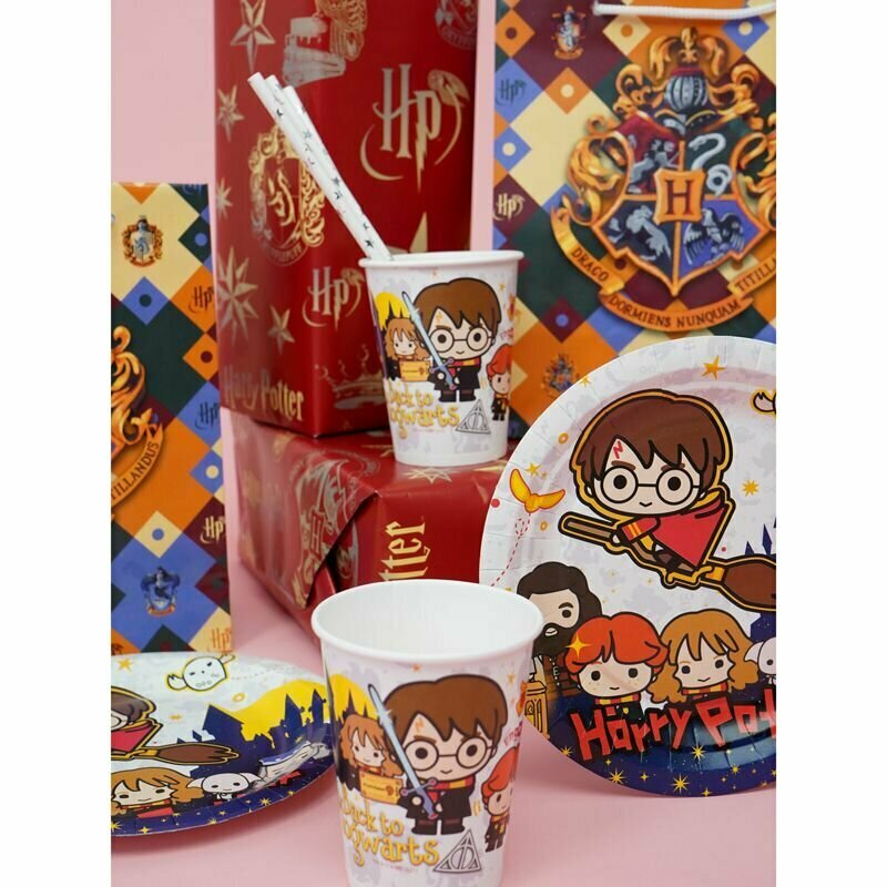 Стаканы бумажные "Гарри Поттер" Чиби / Harry Potter Chibi, 250 мл, 6шт - фотография № 5