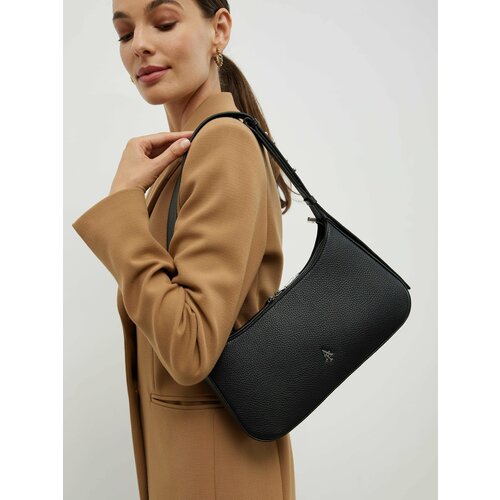 Сумка сэтчел Afina фактура зернистая молочный 15878₽