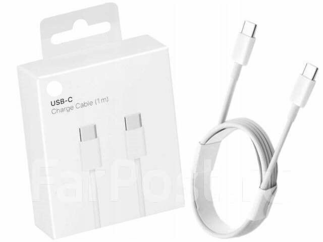 Кабель USB-C Charge Cable (1m) to Type-C для Apple iPad / MacBook / Samsung / Sony / Xiaomi Honor Huawei Lenovo Poco Oppo LeEco BQ MQGJ2ZM/A Model A1703 1:1