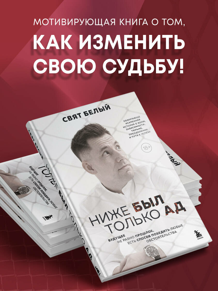 Белый С. Ниже был только ад. Обжигающе-искренняя история о боли зависимости тюрьме преодолении и пути к успеху