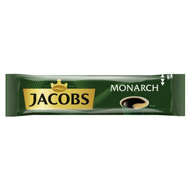 Кофе растворимый Jacobs "Monarch", в 1 уп. 30 пакетиков по 1,8г — фото 1