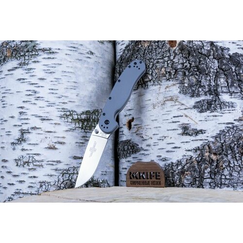 фото Нож "rat-1 model" aus-8 gray grn o8848gy от ontario knife co.