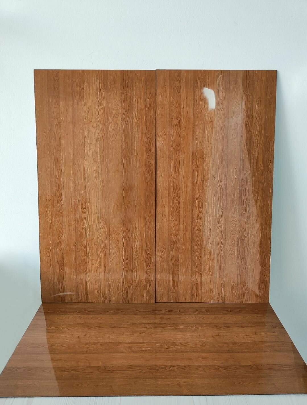 фото Панель самоклеящаяся стеновая 3D "Вагонка дерево" 30х60см (6шт в уп.)