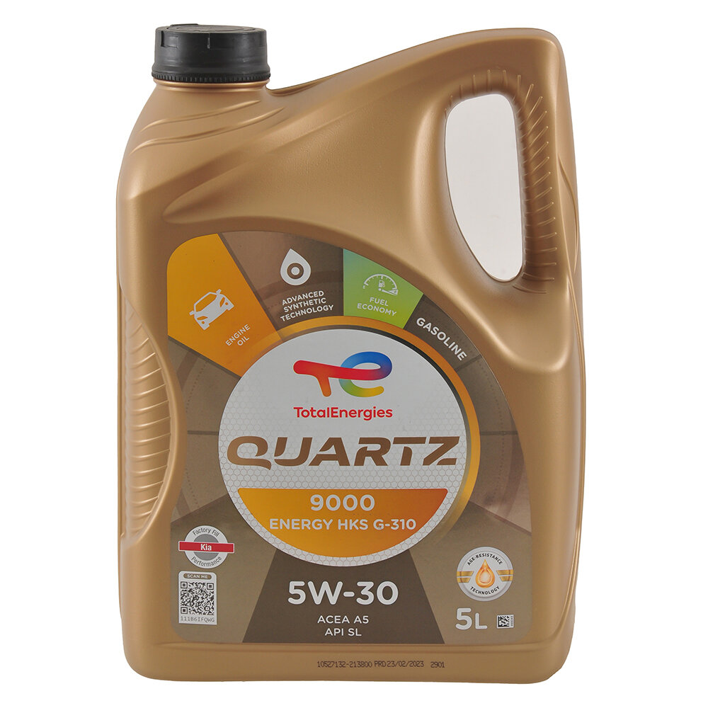 Масло Total Quartz 9000 ENERGY HKS A5 5w30 5л синт