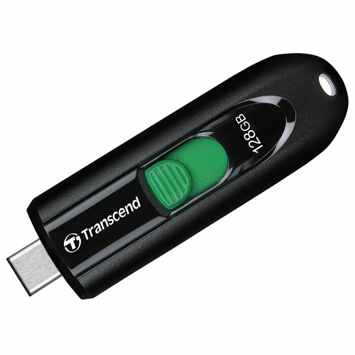 Флешка USB (Type-C) TRANSCEND Jetflash 790С 128ГБ, USB3.0, черный [ts128gjf790c] - фото №17