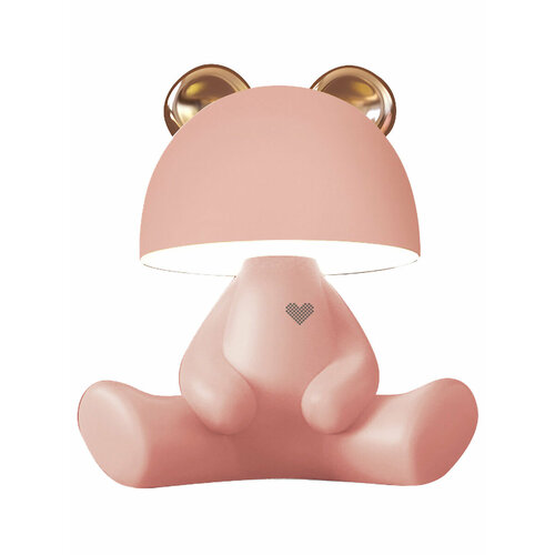 Светильник детский Artplays Мишка розовый