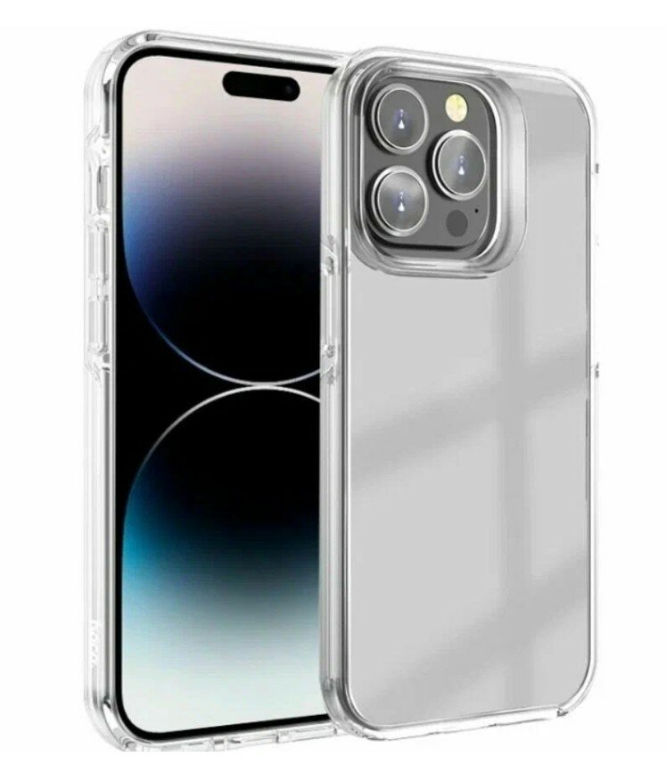 Силиконовый Чехол Hoco Light Series для iPhone 15 Pro прозрачный