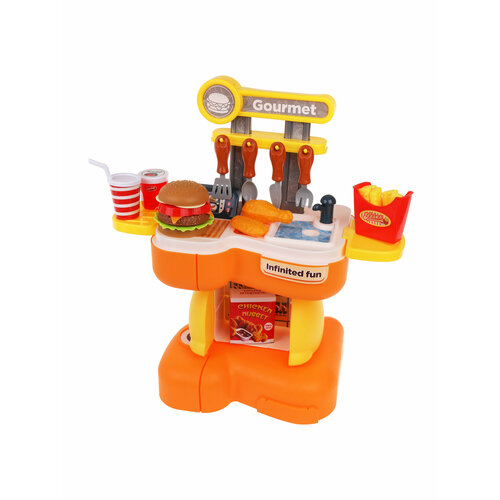 Кухня детская, игровой набор Фаст Фуд, в комплекте 36 предметов