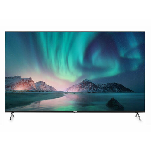 Телевизор Hyundai 55 LED UHD Smart TV Android TV Звук 20 Вт 2x10 Вт 3xHDMI 2xUSB 1xRJ-45 Черный H-LED55BU7006 4099800₽