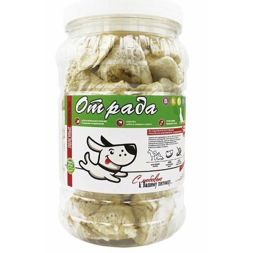 Лакомства для собак Отрада. Легкое говяжье (светлое) в банке 2 л.