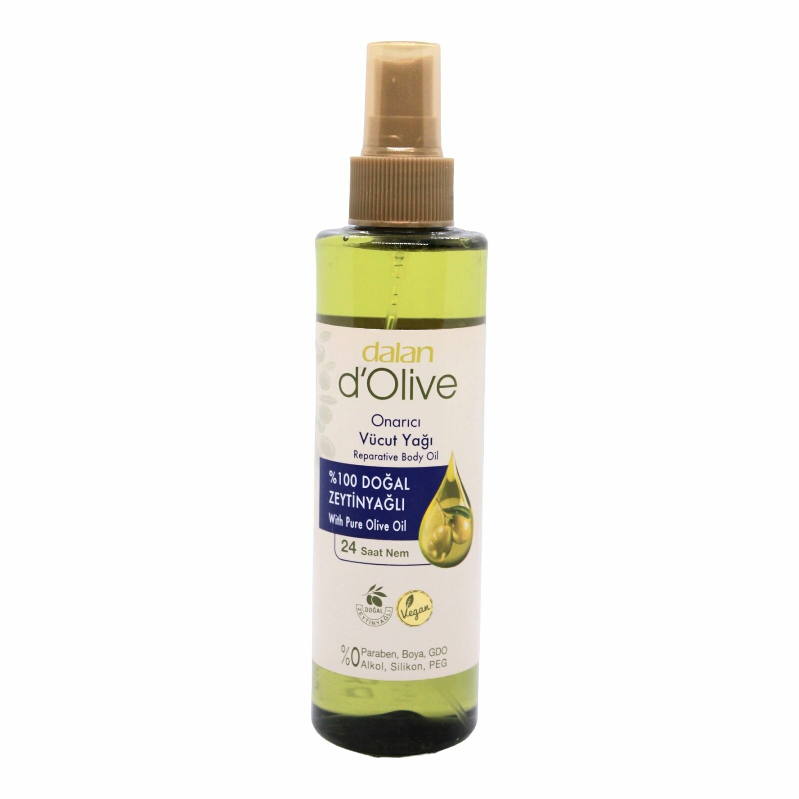 Масло-спрей для тела Dalan d'Olive Оливковое и кунжутное масло Восстановление и питание 200мл Dalan Kimya End. A.S. - фото №7