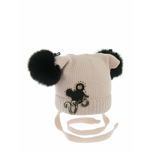 фото Шапка mialt, размер 50-52, бежевый