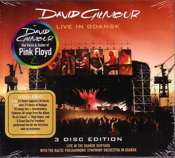 Gilmour David "CD Gilmour David Live In Gdansk"