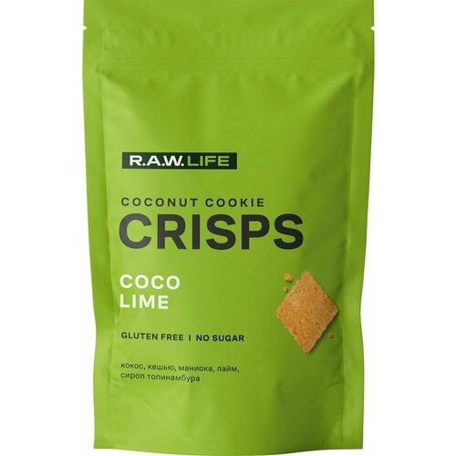 Печенье R.A.W. LIFE Coco lime 75г х 3шт