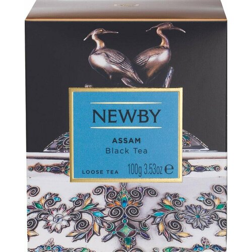 Чай черный Newby Assam 100г 3уп