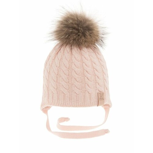 фото Шапка mialt, размер 48-50, розовый