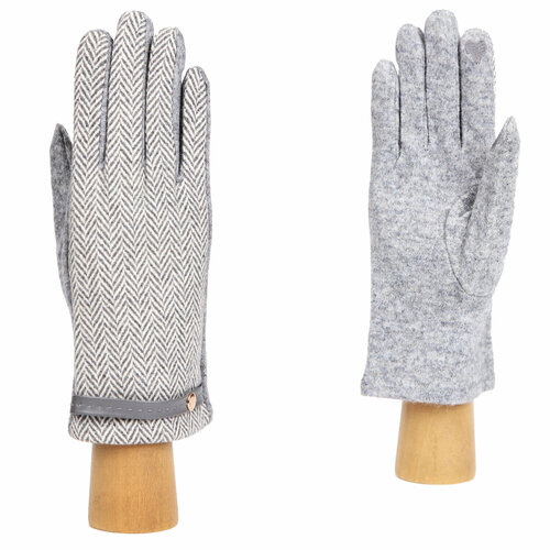 фото Перчатки fabretti, размер 7, серый