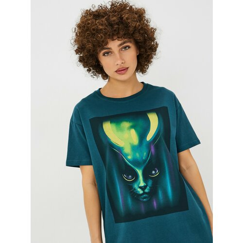 Футболка VOSQ, размер S, зеленый