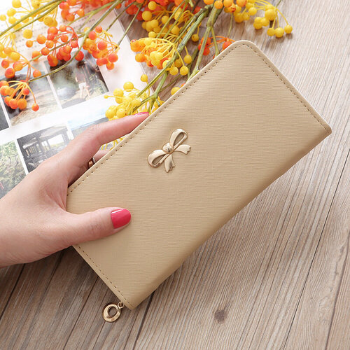 фото Кошелек , фактура зернистая, бежевый wasabi trend