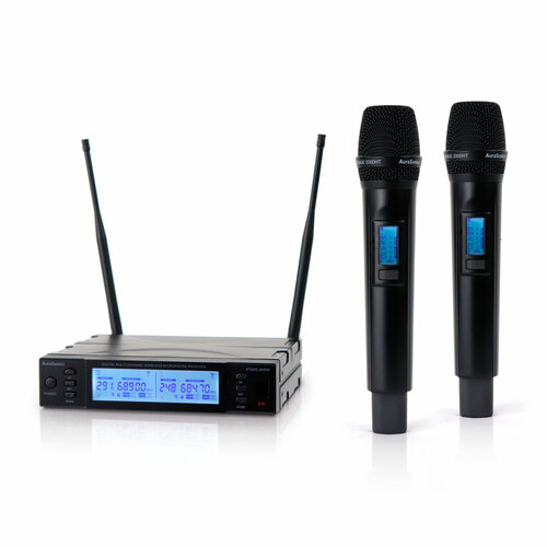 AuraSonics STAGE 202 VOCAL радиосистема цифровая двухканальная 660-690МГц 15070₽