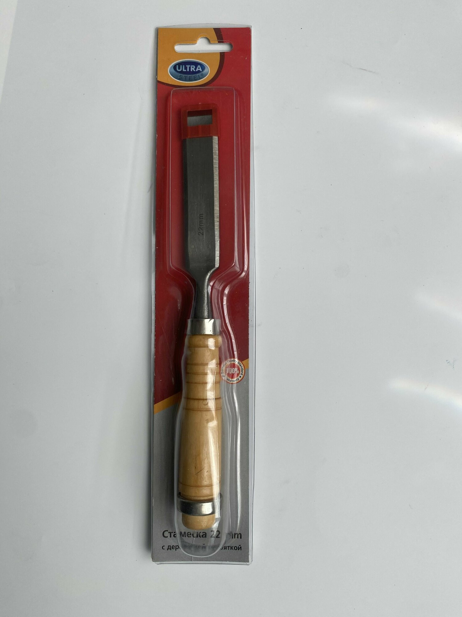 Стамеска EKTO с деревянной ручкой 22 CW-003-022