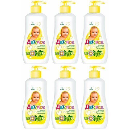 Весна Детское жидкое крем-мыло Олива, 280 мл, 6 шт для ванной и душа modum жидкое мыло классика детское с первых дней жизни