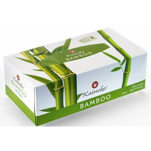 Kaineko Салфетки бумажные Bamboo, 2-х слойные, 200 шт/кор
