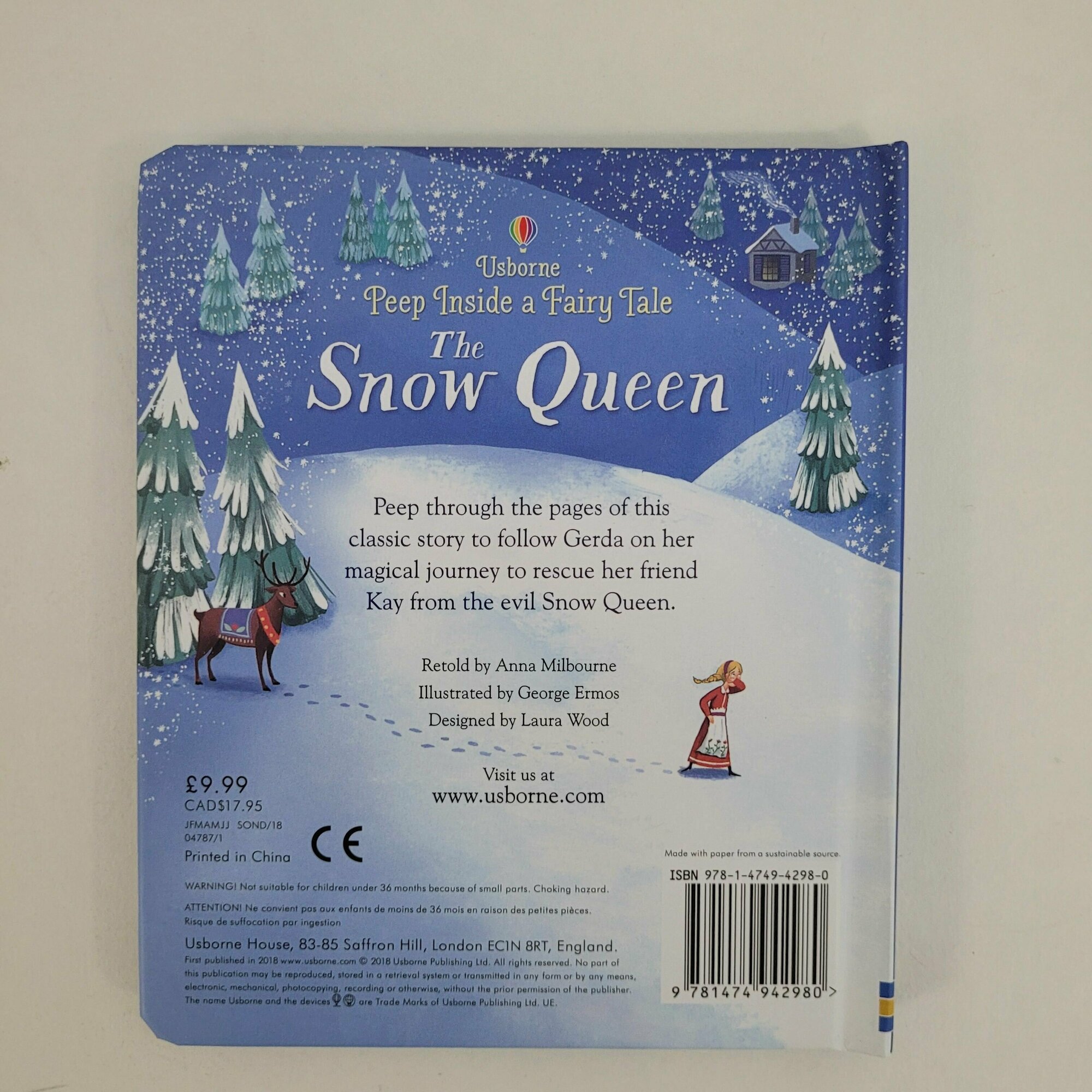 Peep Inside a Fairy Tale: Snow Queen (board bk) - фото №14