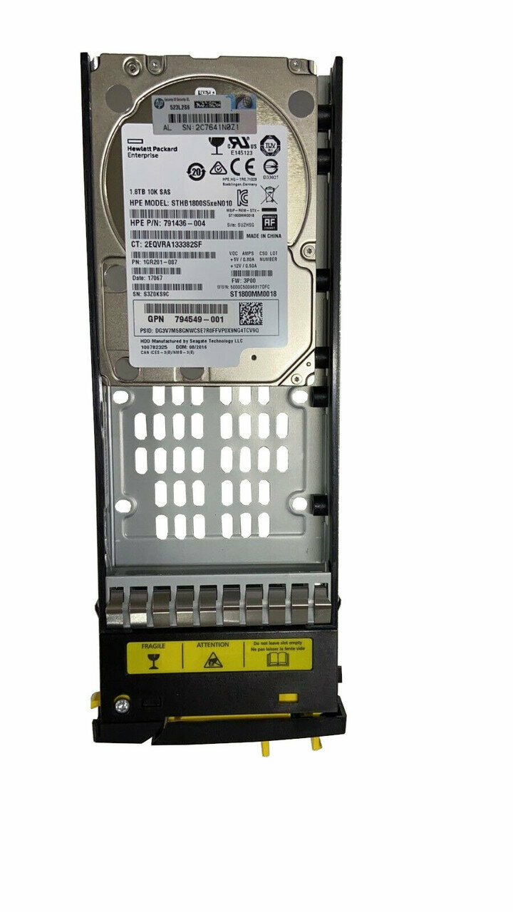 Жесткий диск HP 1.8TB 810760-001 K2P94A K2P94B