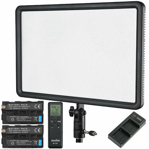 Осветитель светодиодный Godox LEDP260C 2аккумЗУпульт 1900000₽