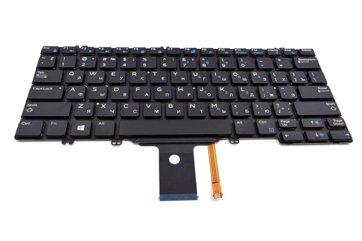 Клавиатура для Dell P29S ноутбука с подсветкой