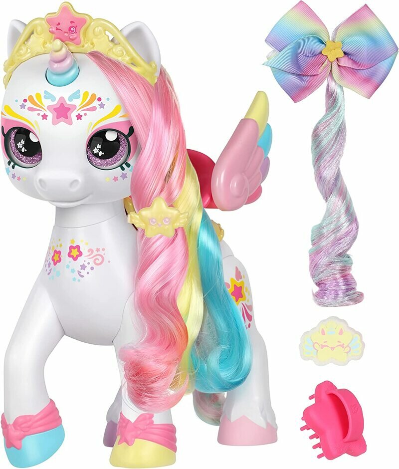 Радужный единорог Kindi Kids Unicorn with Secret Saddle 28 см 50247