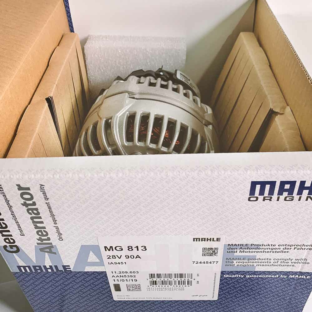 Генератор MAHLE MG813 AAN5392 для Iveco 4FAE-серии и их модификации, Iveco (IMA309603) — фото 5