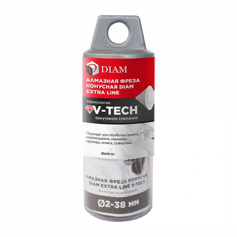 Коронка алмазная конусная Diam Extra Line V-Tech 2-38*30*M14 320303 - фото №5