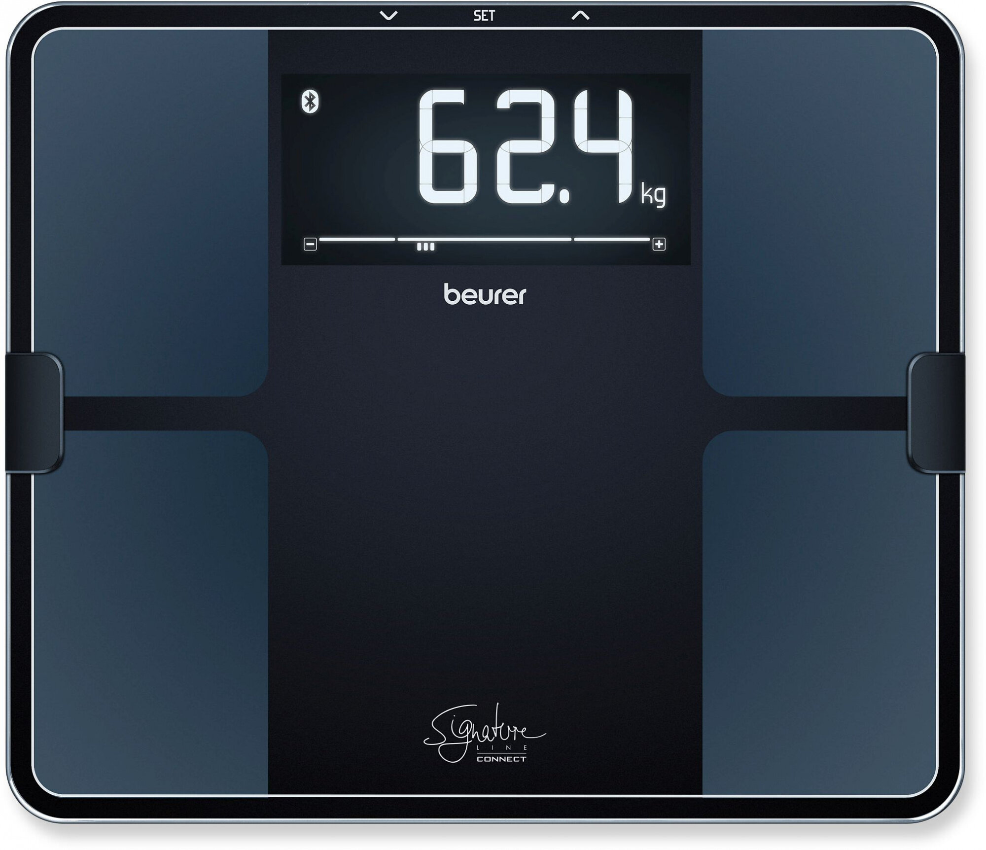 Весы напольные электронные Beurer BF915 Signature Line черный (760.07)