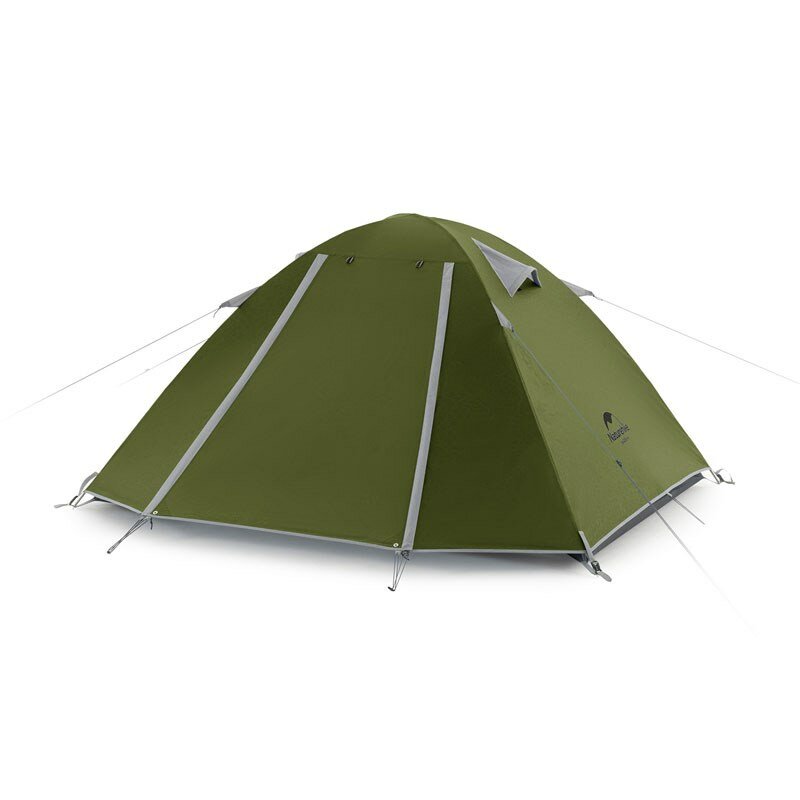 Палатка Naturehike P-Series Lightweigh 2-местная 210T Dark Green