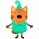 Мягконабивная игрушка Мякиши Подушка Три Кота Компот