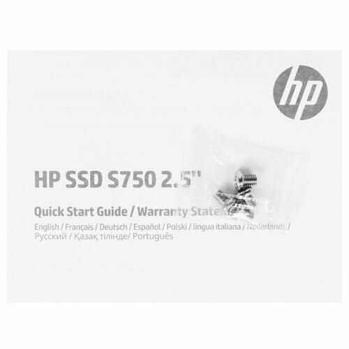 Накопитель SSD 2.5'' HP S750 1TB SATA 6Gb/s 3D NAND TLC 560/520MB/s IOPS 80K/74K 7mm - фото №19